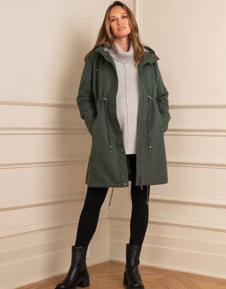 Store Kaki 4-in-1 zwangerschaps- en babydraagparka | Jassen en jacks