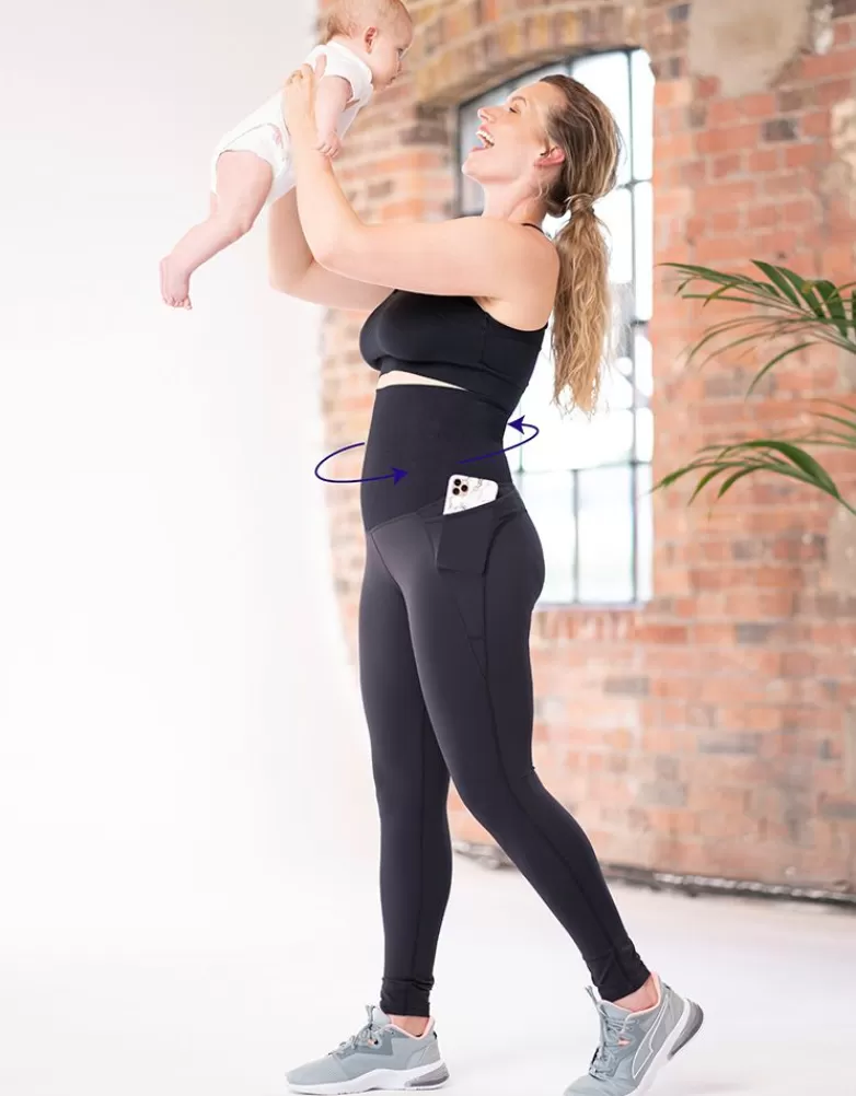 Online Ondoorzichtige aansluitende actieve leggings voor na de bevalling Alle Verzorgingskleding | Panty’s en leggings
