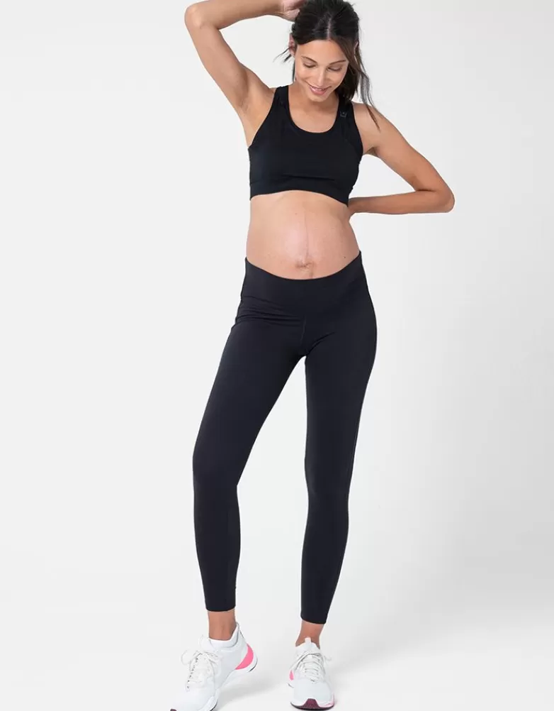 Discount Zwarte actieve leggings voor tijdens en na de bevalling Panty’s en leggings | Broeken en rokken